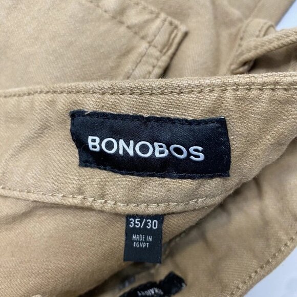 NEW BONOBOS Travel Casual Denim Jeans Size 35x30 – San Antonio Khaki, Straight - Picture 6 of 6